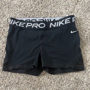 Nike Pro Women's Athletic Black Shorts